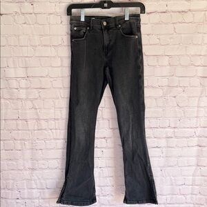 Zara Kids‎ Black Flare Jeans Girls Size 13-14